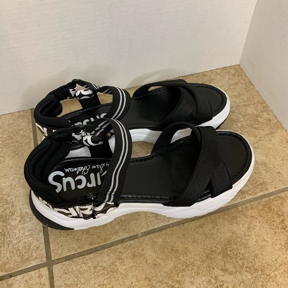 Sam Edleman Anderson Sandals black & white - Picture 4 of 9